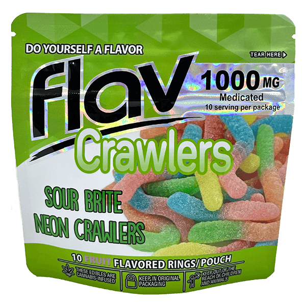 buy flav sour bright neon crawlers cannabis edibles online
