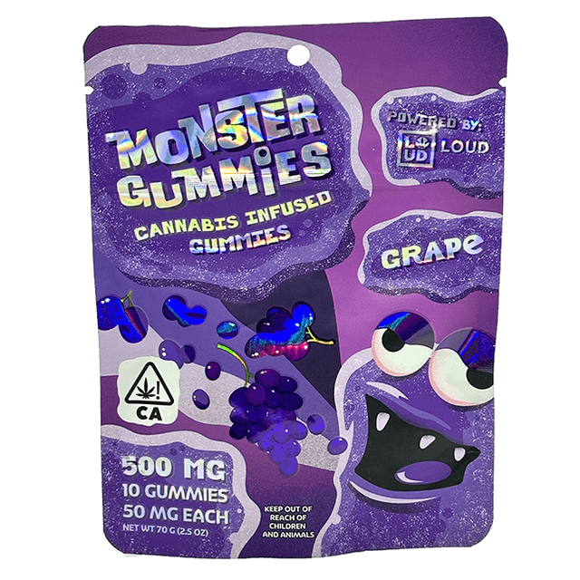 buy monster gummies grape cannabis edibles online