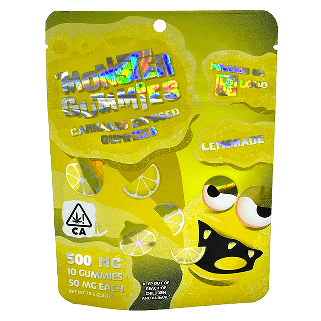 buy monster gummies lemonade cannabis edibles online